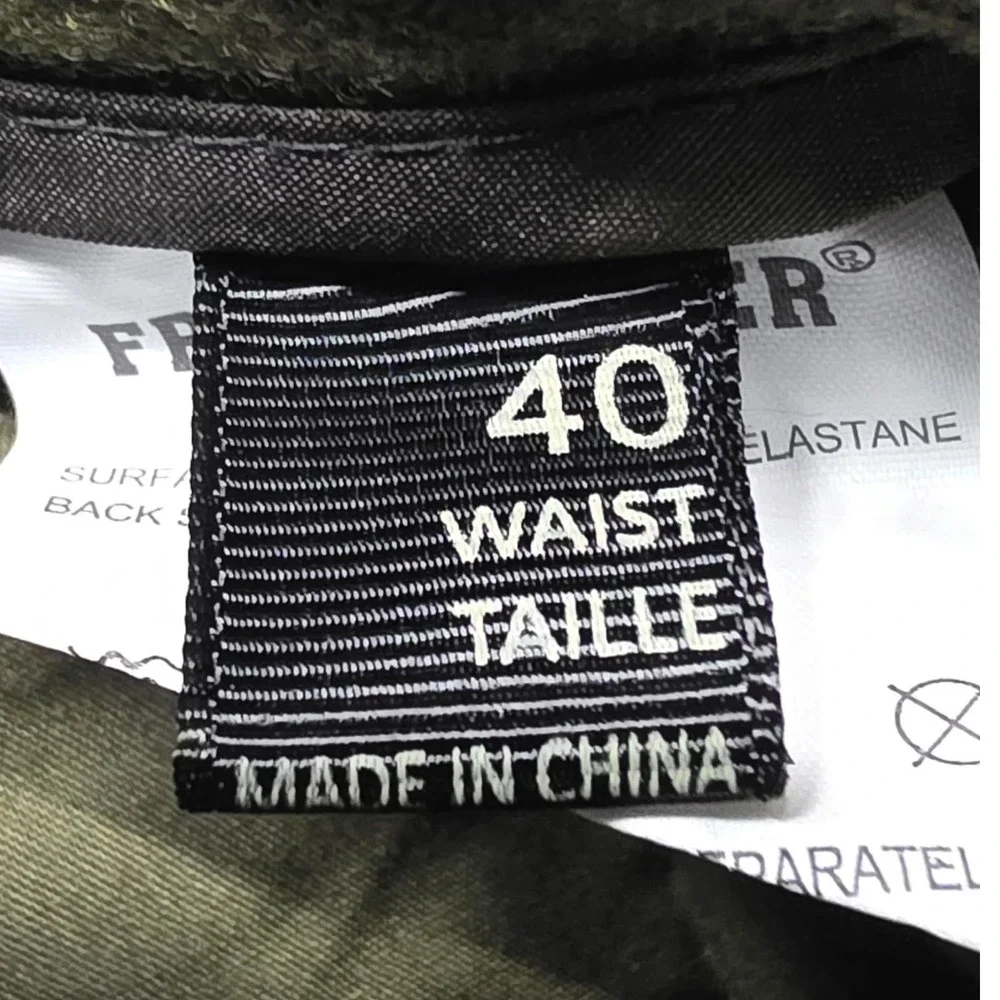 Free Soldier Tactical Softshell Pants Mens 40 Olive Green Fleece Lined Hiking